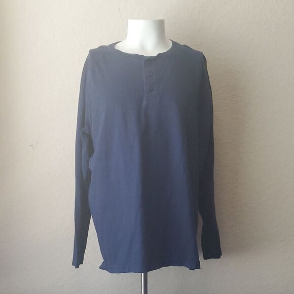 Magellan Outdoors Other - Magellan Outdoors Men's MagShield Long Sleeve Henley Blue Size XL-Adventure Gear